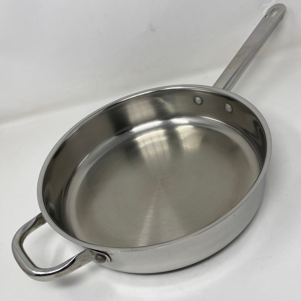 Wolfgang Puck Cafe Collection 11" Frying Saute Pan Stainless Steel No Lid!